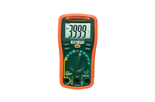 Imagen Extech EX330: Mini multímetro de 12 funciones y detector de voltaje sin contacto