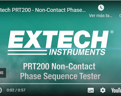 Extech PRT200 Comprobador de secuencia de fase sin contacto