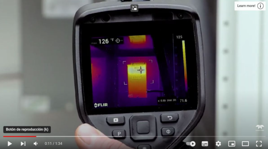 Video Cámara termográfica FLIR E52