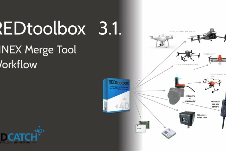 Video REDtoolbox software de postprocesamiento GNSS PPK y geoetiquetado